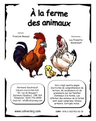 À la ferme des animaux - (3e année)