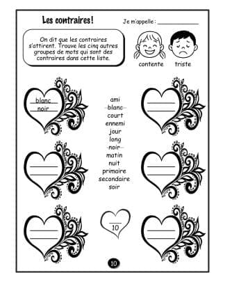 La Saint-Valentin - Les contraires