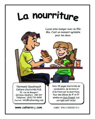 La nourriture - Core French - (4e/5e) - NOUVEAUTÉ !