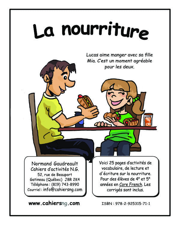 La nourriture - Core French - (4e/5e) - NOUVEAUTÉ !