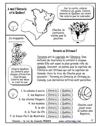 Chacha, le roi du Canada - L'Ontario et le Québec
