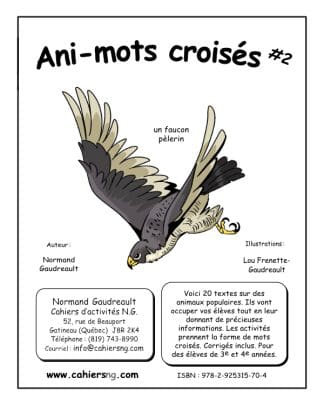 Ani-mots croisés - Volume #2 - 3e/4e années - NOUVEAUTÉ !!