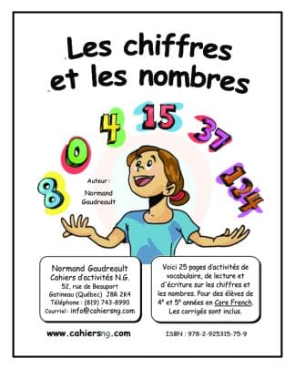 Les chiffres et les nombres - Core French - (4e/5e) - NOUVEAUTÉ !