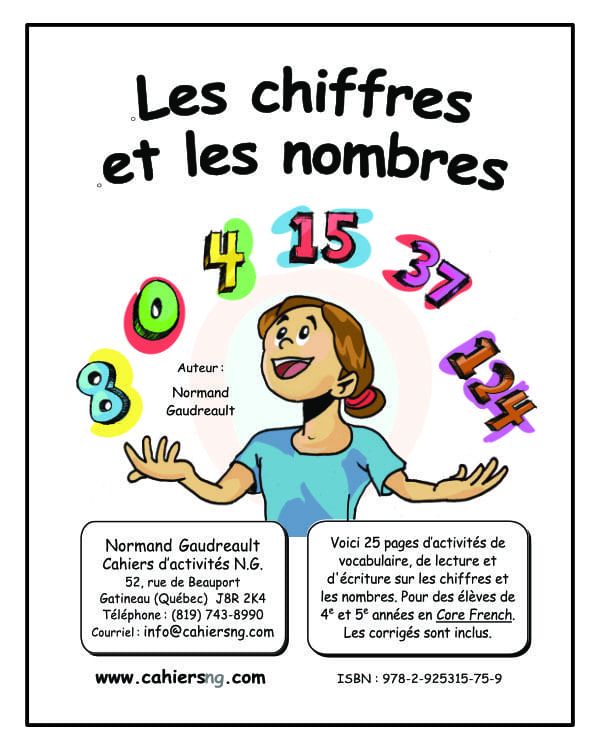 Les chiffres et les nombres - Core French - (4e/5e) - NOUVEAUTÉ !