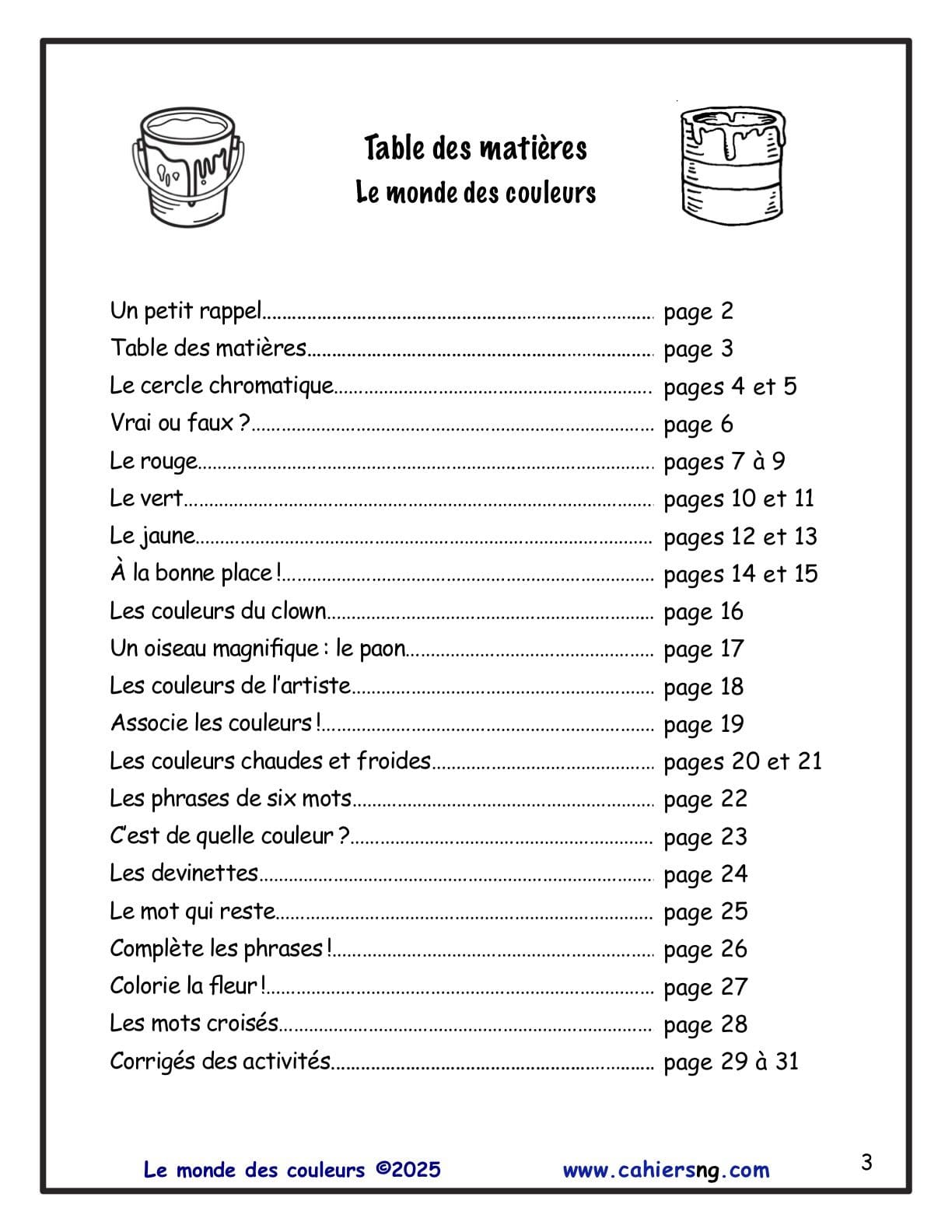 Le monde des couleurs - Core French - (4e/5e) - NOUVEAUTÉ ! – Image 2