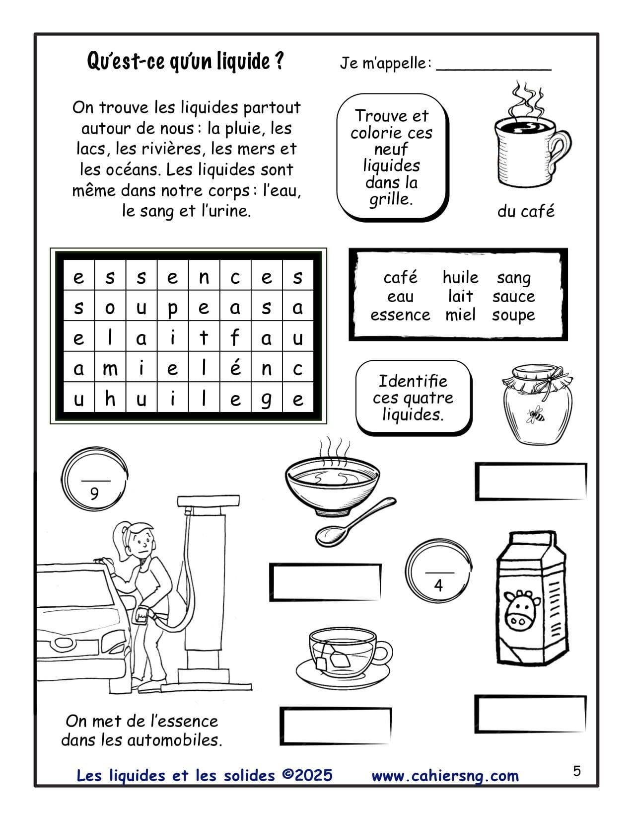 Les liquides et les solides (2e/3e)) - Nouvelle série ! - NOUVEAUTÉ ! – Image 3