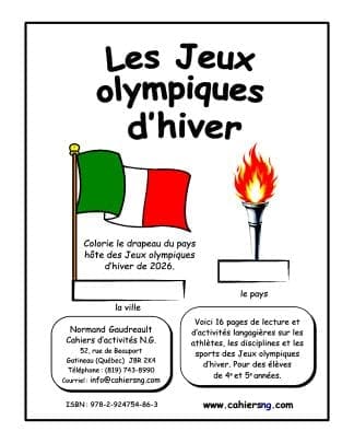 PDF - Les jeux olympiques d'hiver - (4e / 5e années)