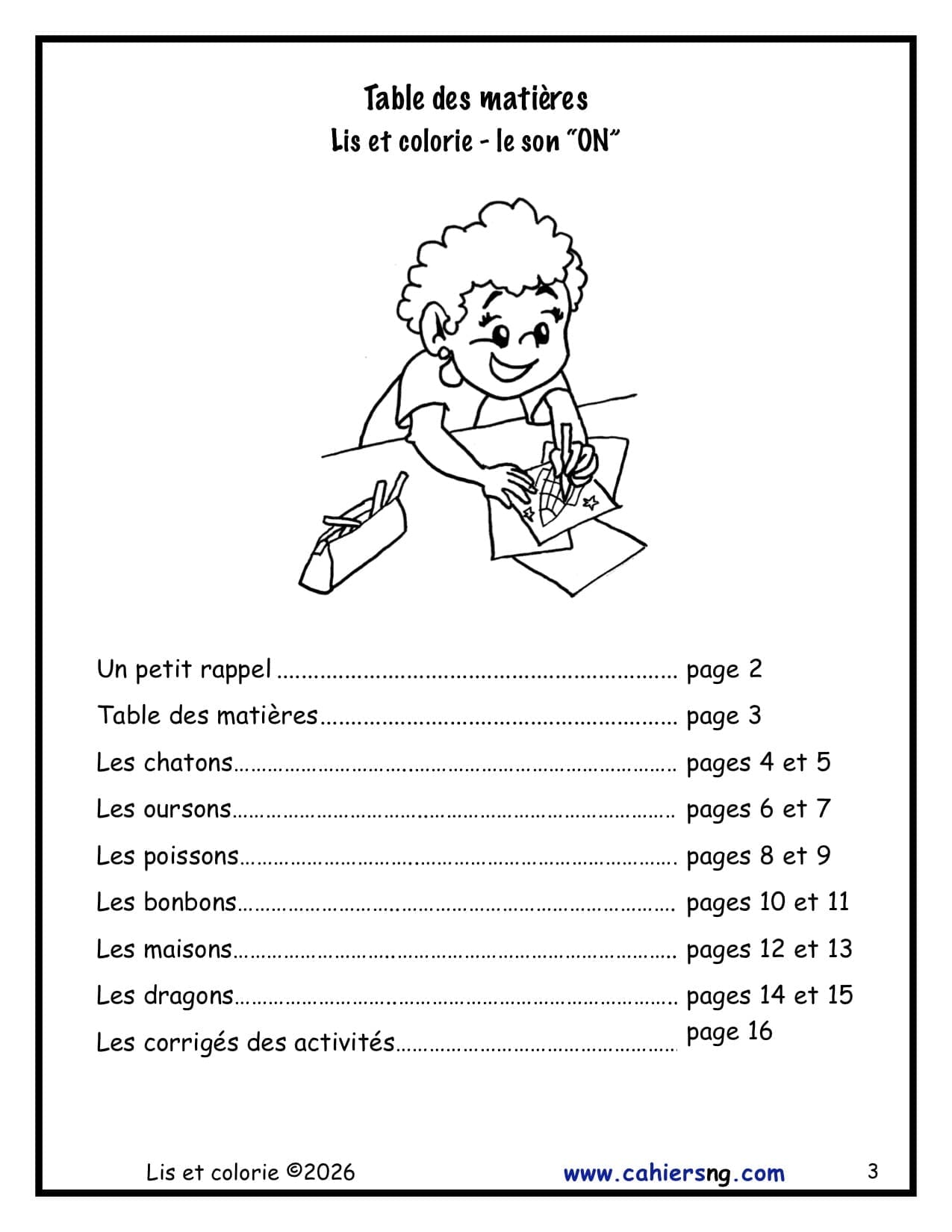 Lis et colorie ! - Volume 1 (1re/2e années) – Image 2