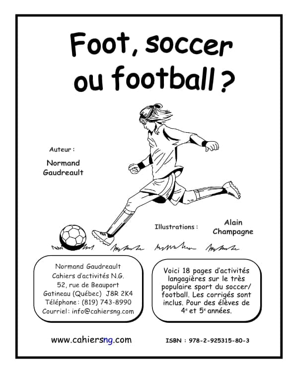 Foot, soccer ou football ? - (4e / 5e années) - 10 mars 2026