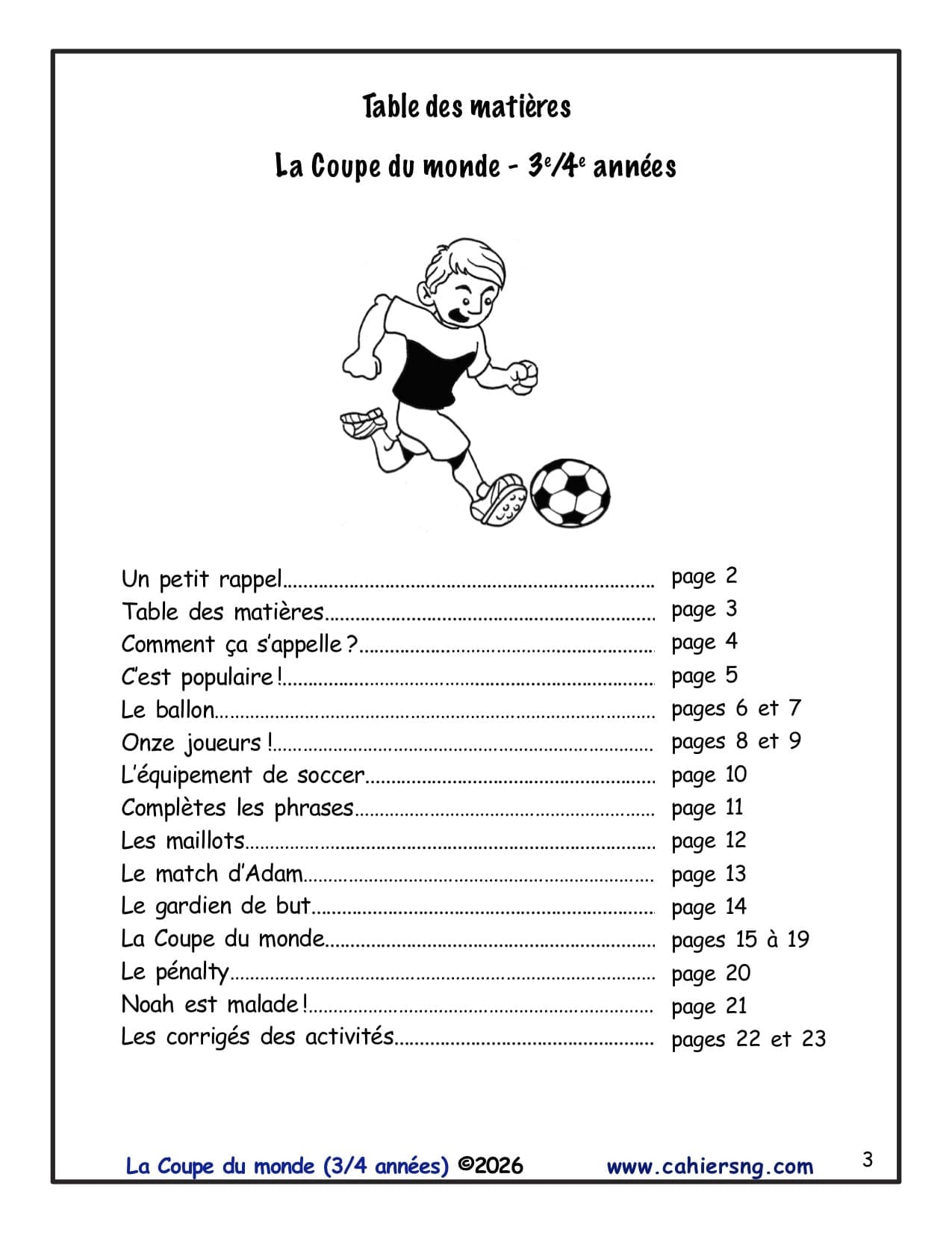 La Coupe du monde (3e/4e) - Foot, soccer ou football ? 17 avril 2026 – Image 2
