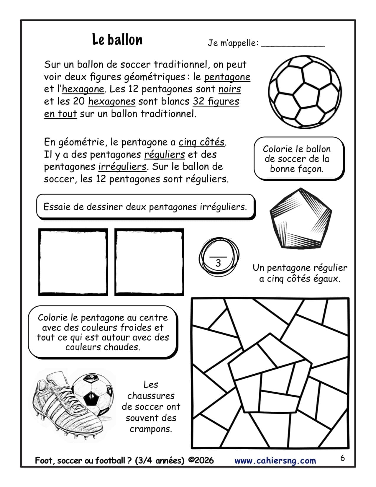 La Coupe du monde (3e/4e) - Foot, soccer ou football ? 17 avril 2026 – Image 3