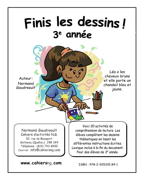 Finis les dessins ! - 3e année - 12 juin 2026